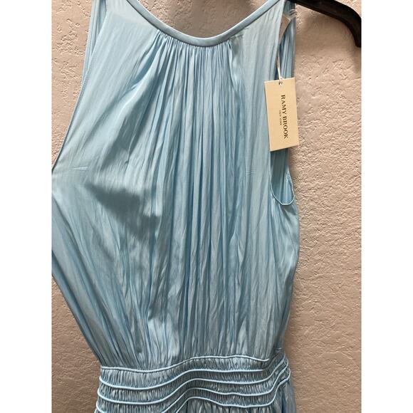 Ramy Brook Audrey Sleeveless Midi Dress, Misty Blue Women Small *irregular - Picture 3 of 9